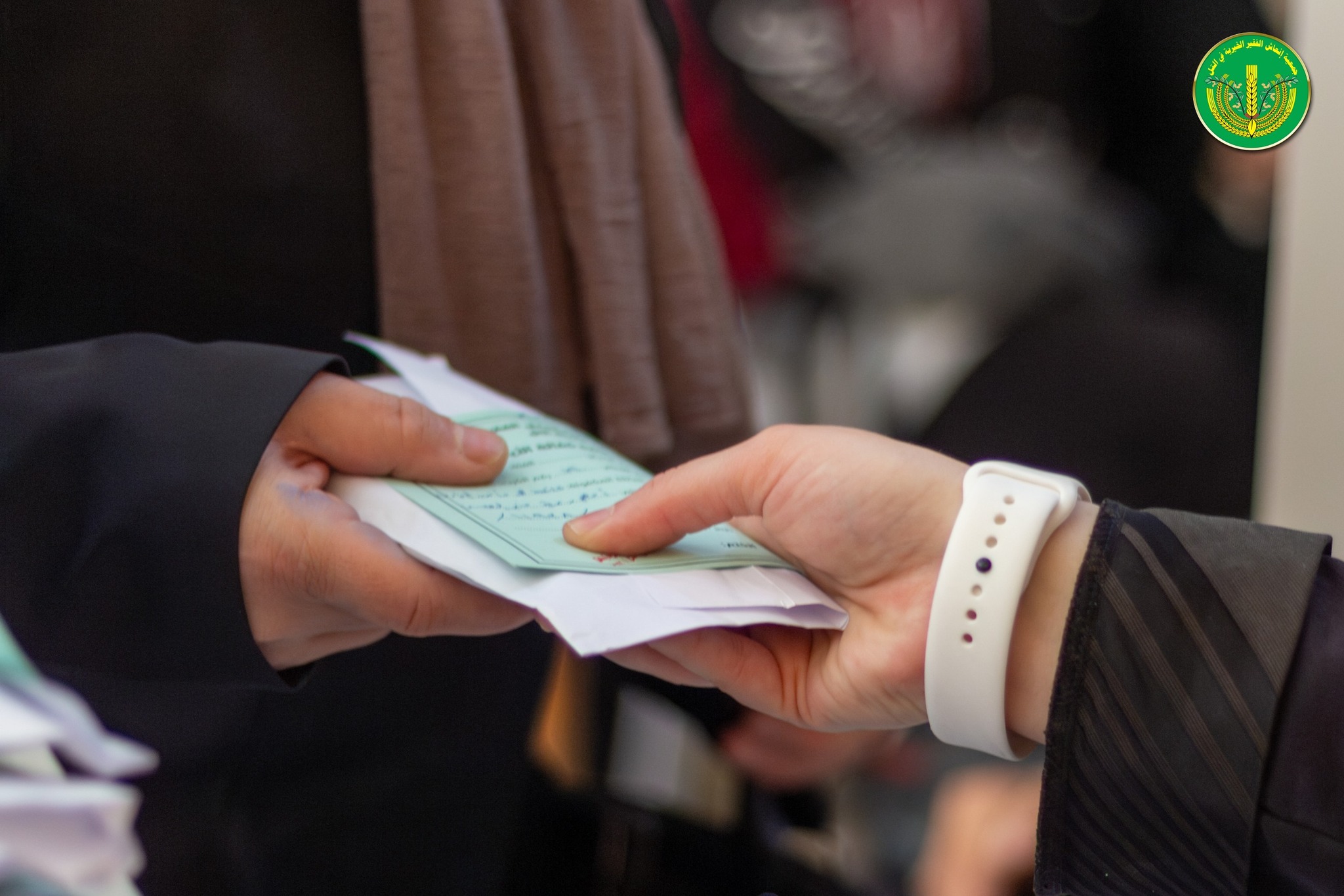 الانتهاء من توزيع المساعدات المالية والعينية للشهر الرابع للمدرجين والأيتام.💚✨